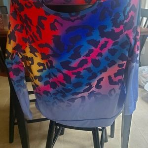 Lisa Frank~esque sweatshirt